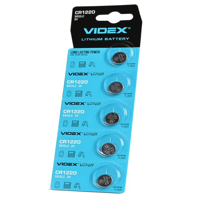 VIDEX CR1220 5pc
