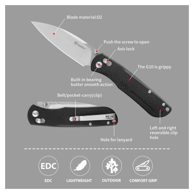 Ganzo G771-BK