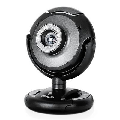 Веб-камера REAL-EL FC-120, black
