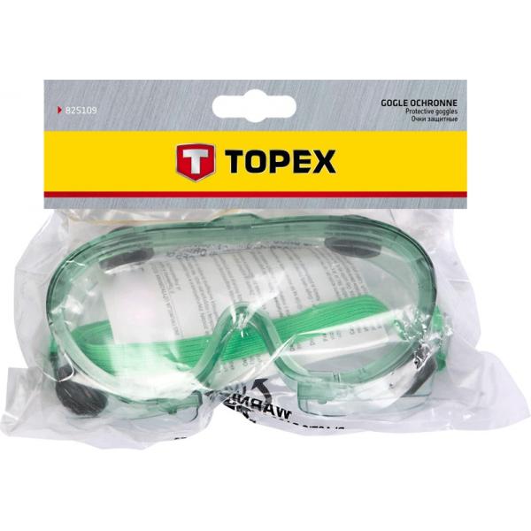 Очки защитные TOPEX 82S107 зеленые
