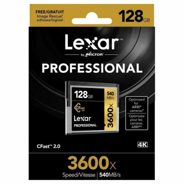 Карта памяти Lexar 128Gb Compact Flash 3600x Professional LC128CRBEU3600
