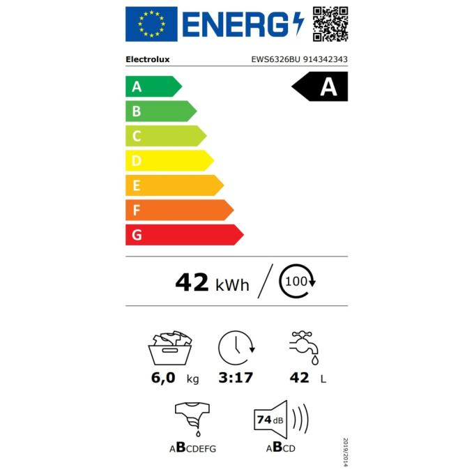 ELECTROLUX EWS6326BU