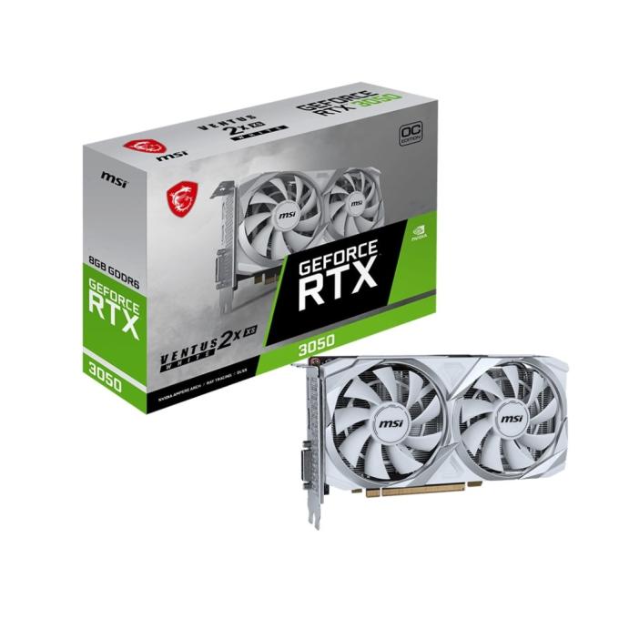 MSI GeForce RTX 3050 VENTUS 2X XS WHITE 8G OC