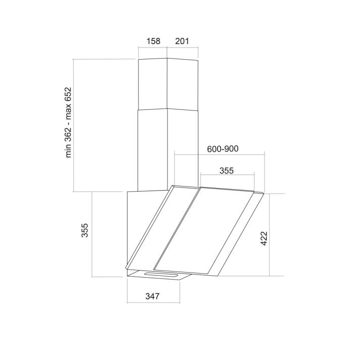 PYRAMIDA MSH 60 S (650) BL