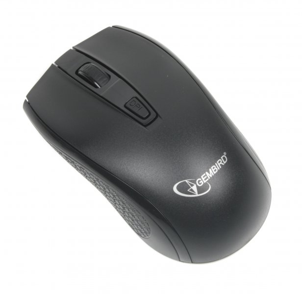 Мышь беспроводная, USB, черная Gembird MUSW-107