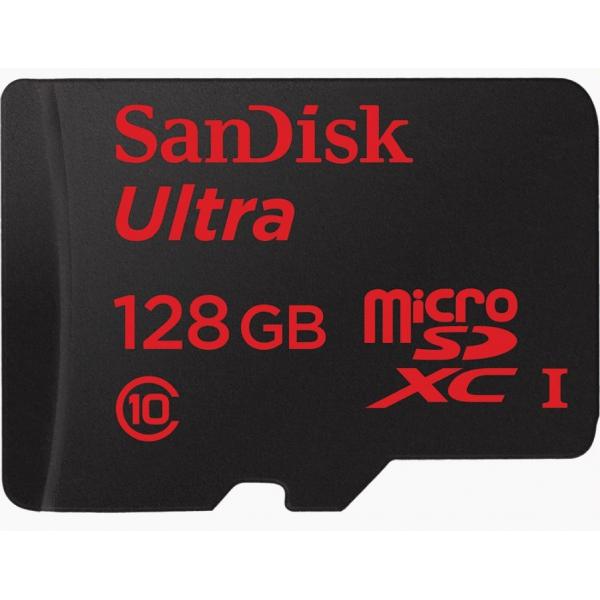 Карта памяти SANDISK 128GB microSDXC class 10 UHS-I Ultra SDSQUNC-128G-GN3MN