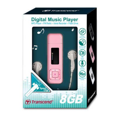 MP3-плеер Transcend T.sonic 330 8GB TS8GMP330P Pink