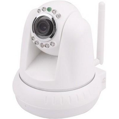 IPcam-NC-0211 IP Камера WiFi 0.3Mp поворотная (100 верт, 340гор), 8 LED, RJ45, M-JPEG NETS