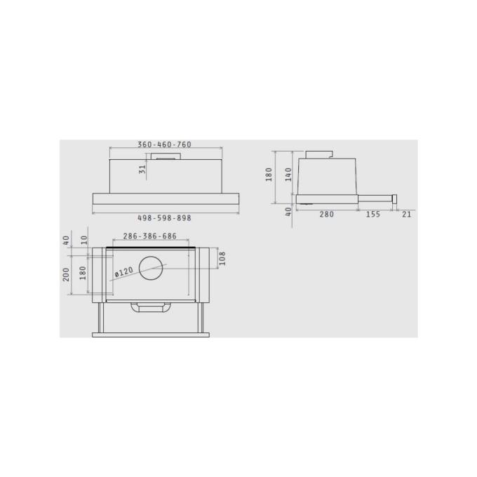 ELICA TT14 LUX GRVTWH/A/60