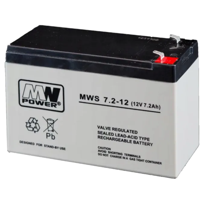 AGM MW Power MWS 7.2-12 (12V 7.2Ah) AGM