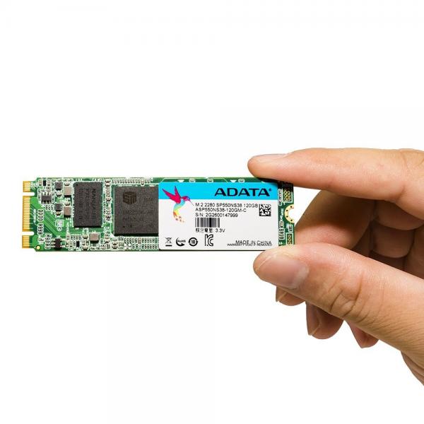 Твердотільний накопичувач SSD M.2 ADATA 120GB SP550 2280 SATA TLC ASP550NS38-120GM-C