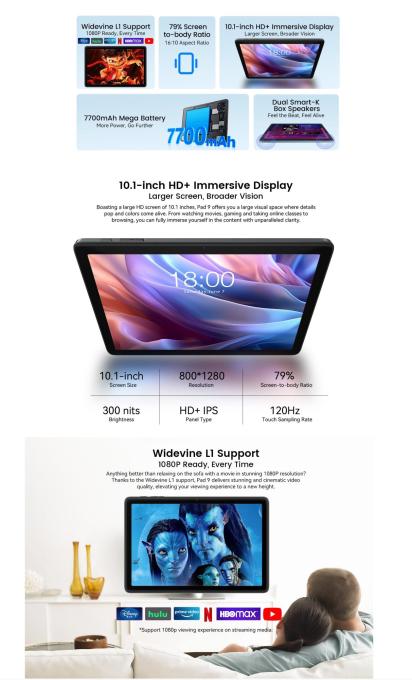 Oscal PAD9 BLUE