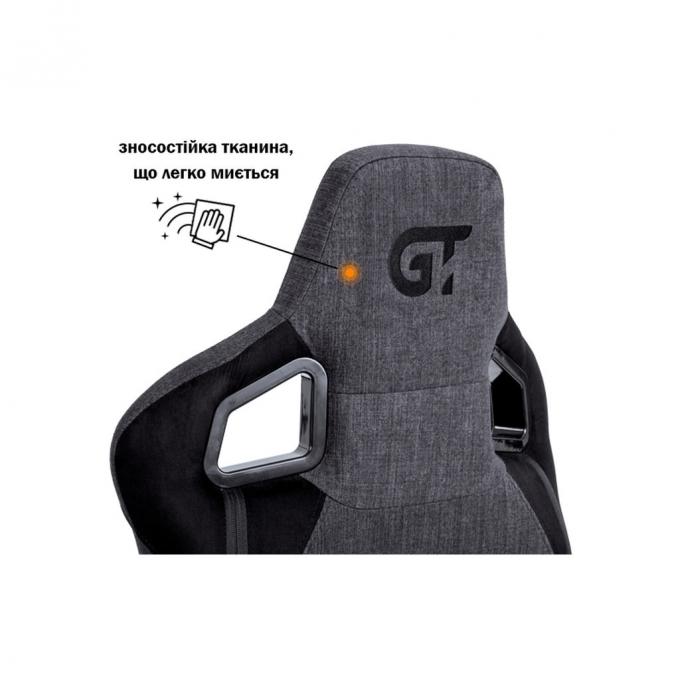 GT Racer X-8005 Dark Gray/Black Suede