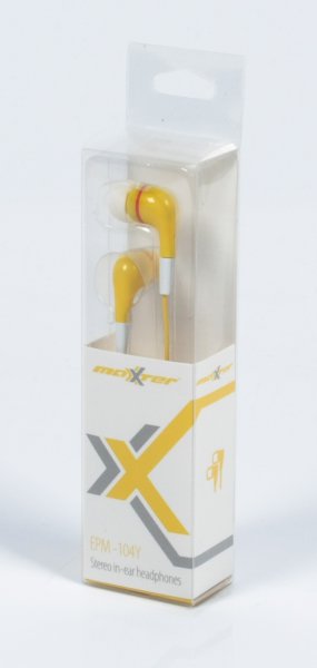 Наушники Maxxter EPM-104 Yellow EPM-104Y