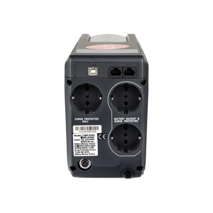 Powercom IMP-625AP Schuko