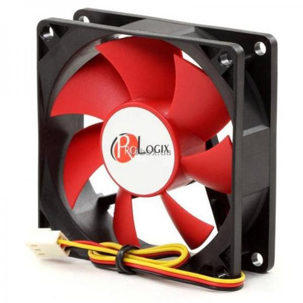 Вентилятор ProLogix 120*120*25 3pin Black/RedPF-SB120BR3 BOX
