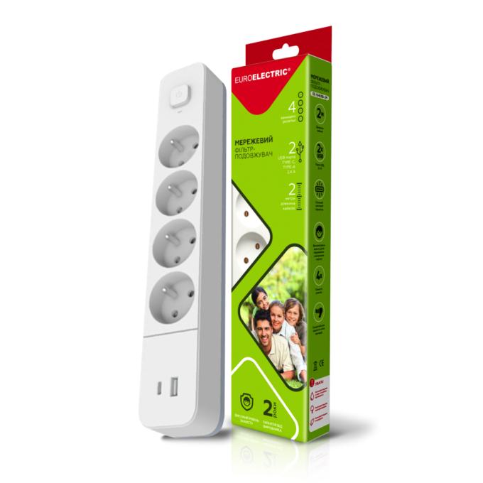 EUROELECTRIC EE-104USB/C-2M