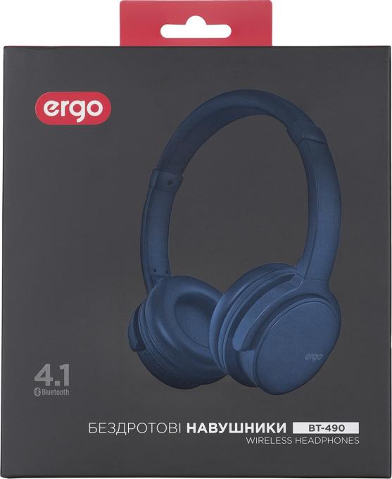 Наушники ERGO BT-490 Blue
