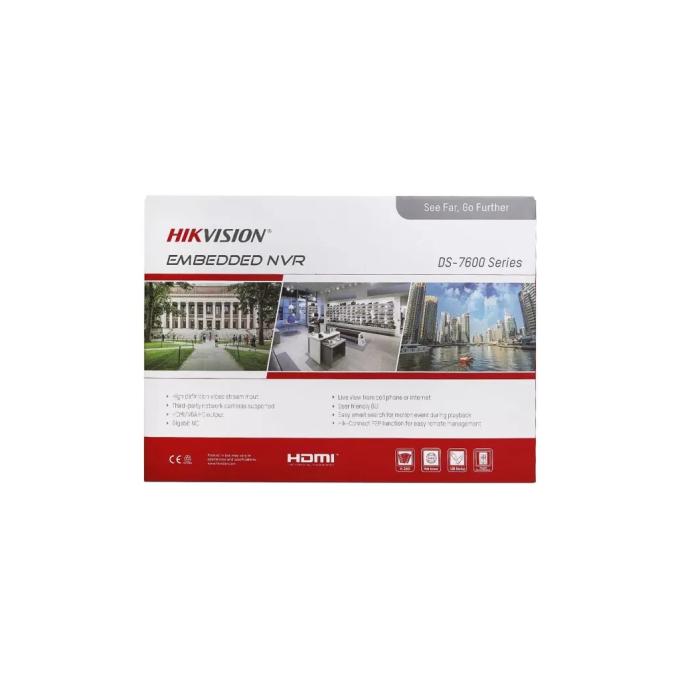 Hikvision DS-7604NXI-K1/4P(B) 4-канальный PoE 1U K AcuSense 4K