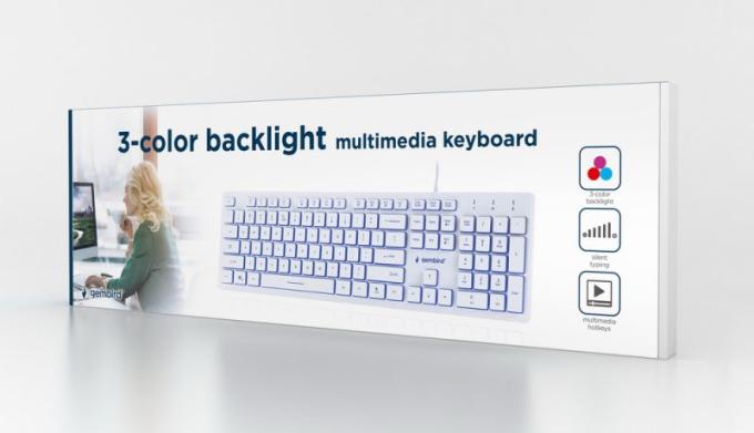 GEMBIRD KB-UML3-01-W-UA