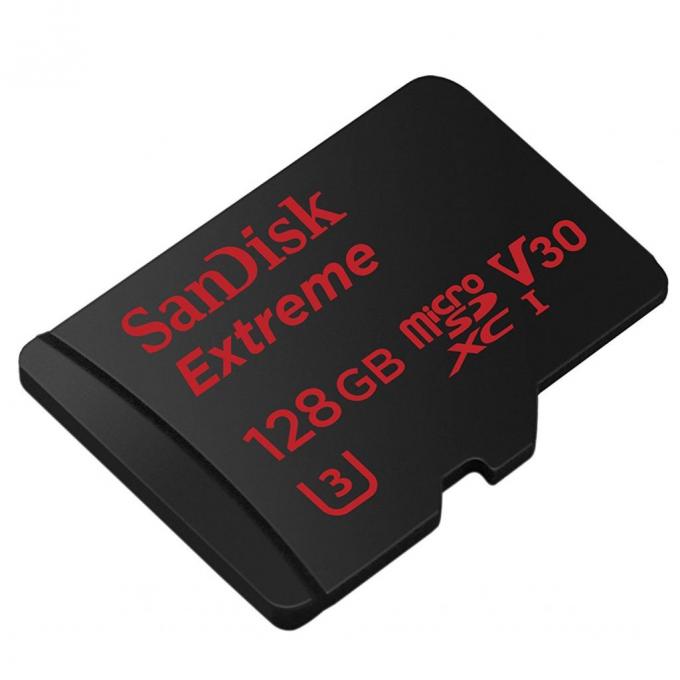Карта памяти SANDISK 128GB microSD class 10 V30 A1 UHS-I U3 4K Extreme SDSQXAF-128G-GN6MA