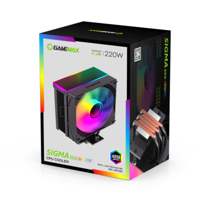 GAMEMAX Sigma 550 Infinity BK
