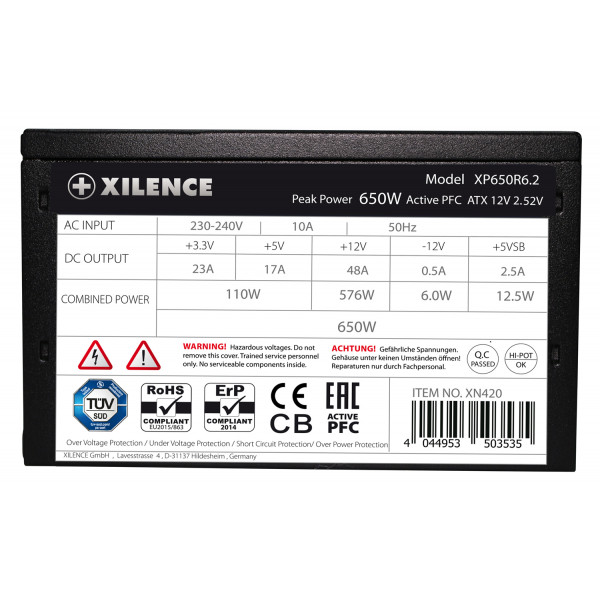 Xilence XP650R6.2_Bulk