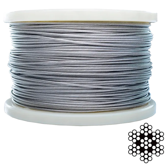 APRO 3 мм DIN 3055 (6х7+1х7) А2 200 м
