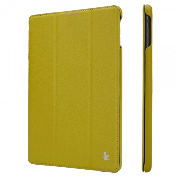 JISONCASE Ultra-Thin Smart Case for iPad Air Olive JS-ID5-09T73