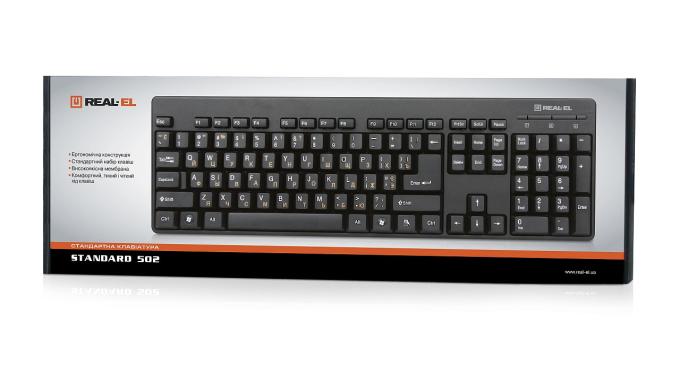 REAL-EL 502 Standard, USB, black
