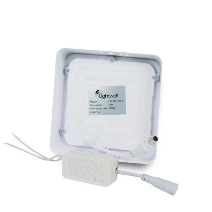 Lightwell LW-SQ-SRF-6 6 W