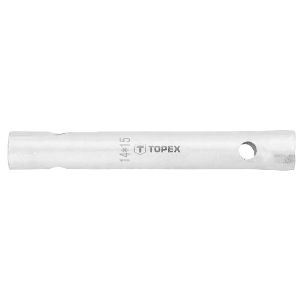 Ключ Topex торцевой двухсторонний трубчатый 14 х 15 мм 35D934