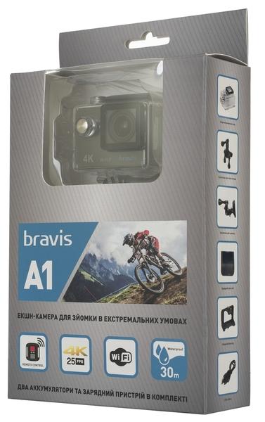 Экшн-камера Bravis A1 black BRAVISA1b