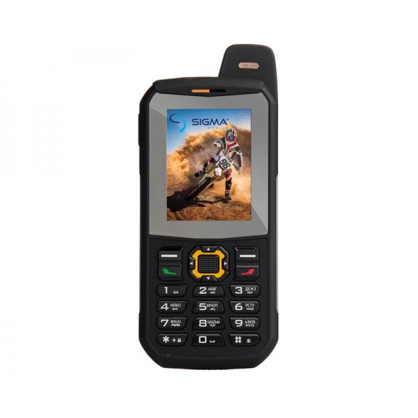 Мобильный телефон Sigma mobile X-style 68 3GSM Triple Sim Black-Orange; 2.4" (320х240) TN / клавиатурный моноблок / Spreadtrum SC6531 / microSD до 32 ГБ / камера 1.3 Мп / 2G (GSM) / Bluetooth / 145(130)х62x16 мм, 182 г / 3000 мАч / черно-оранжевый 3GSM BlackOrange