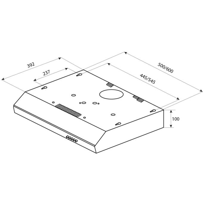 PYRAMIDA UX 60 (380) B WH