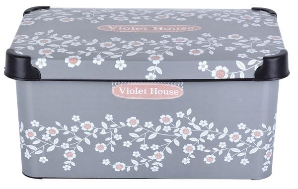 VIOLET HOUSE 0647 DECOR ANTRASIT FLOWER с/кр.