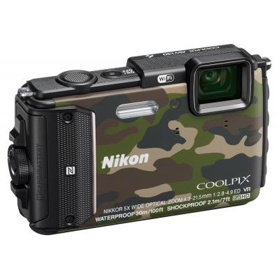 Цифровой фотоаппарат Nikon Coolpix AW130 Camouflage VNA843E1