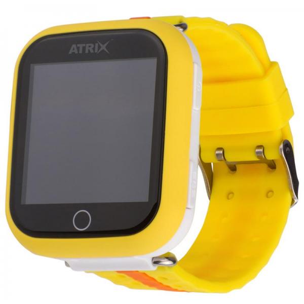 Умные часы Atrix iQ100 Touch GPS Orange; 1.54" (240x240) TFT сенсорный / MediaTek MTK2503D / 128 МБ оперативной памяти / 64 МБ встроенной / Bluetooth 3.0 / 3G, GPS / IP66 / 600 мАч / 47 х 40 х 15 мм, 45 г / оранжевый 308335