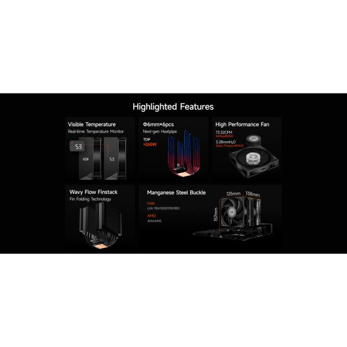 PCcooler RT620 Digital BK