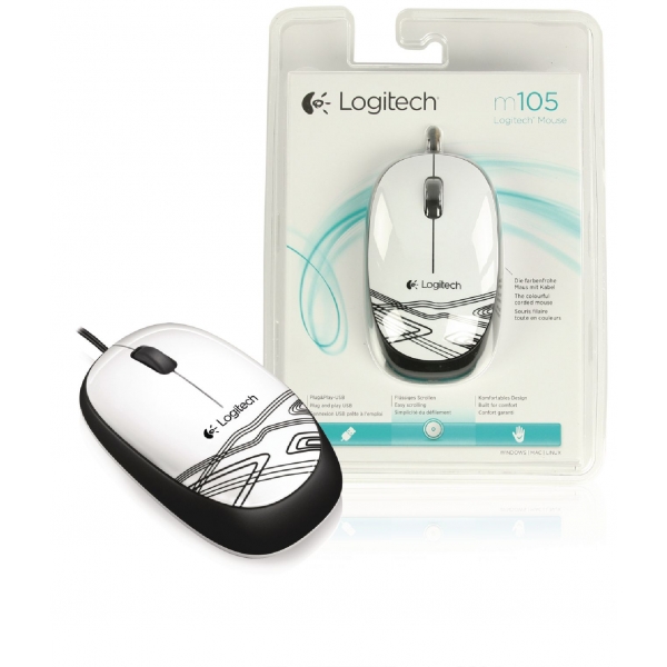 Мышка Logitech M105 910-002941 White USB