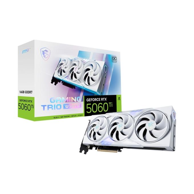 MSI RTX 5060 Ti 16G GAMING TRIO OC WHITE