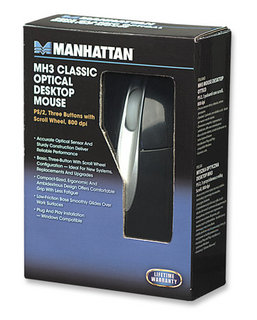 Мышка Manhattan MH3 177016 Black USB