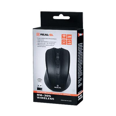 Мышка REAL-EL RM-305 black