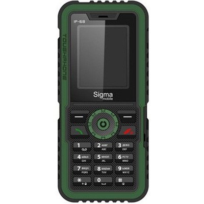 Мобильный телефон Sigma X-treme IP67 Dual Sim Green 6907798423575