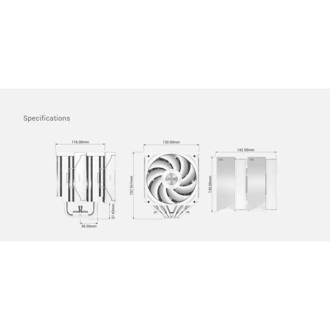 PCcooler RZ620 WH