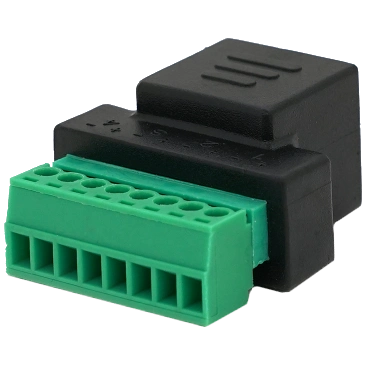 VOLTRONIC RJ-45(F) (8 контактов) с клеммами под кабель