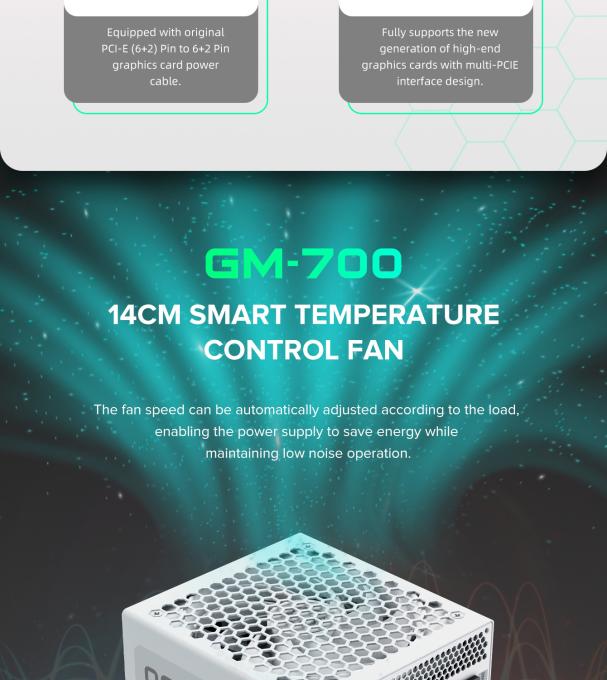 GAMEMAX GM-700 Modular white