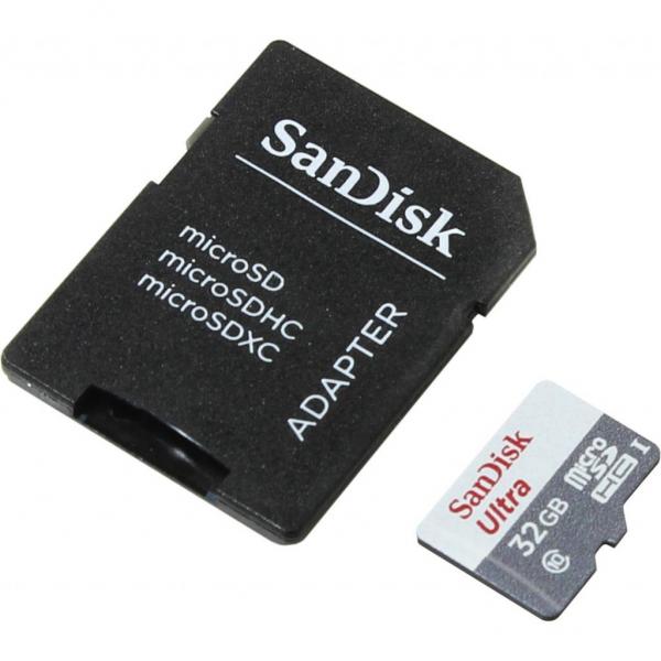 Карта памяти SANDISK 32GB microSD class 10 UHS-I Ultra SDSQUNB-032G-GN3MA