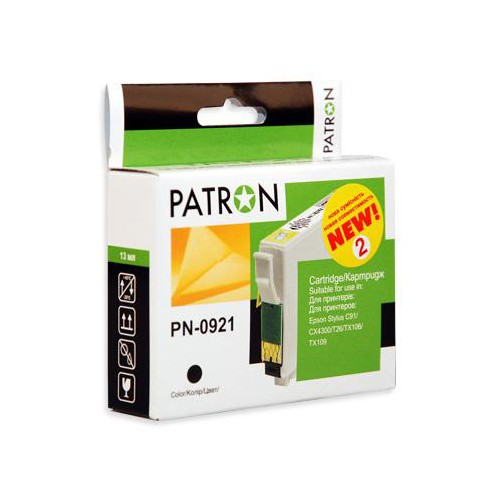 Картридж PATRON для EPSON C91/T26/27/TX106 black CI-EPS-T09214A-B2-PN