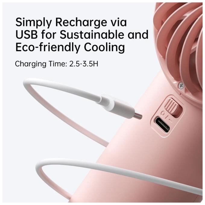 Jisulife Handheld Fan Life 4 (3600mAh) Pink